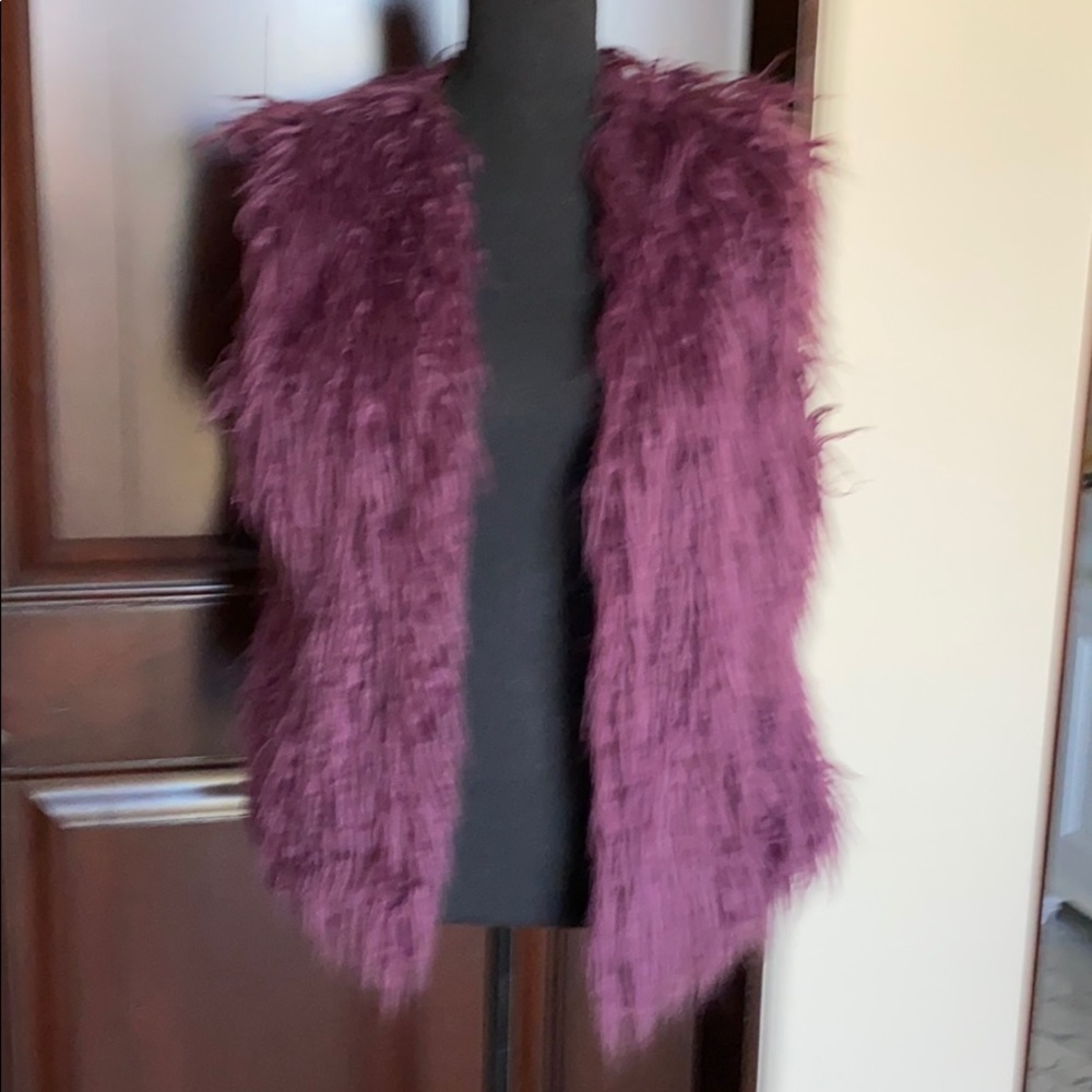 Shaggy vest